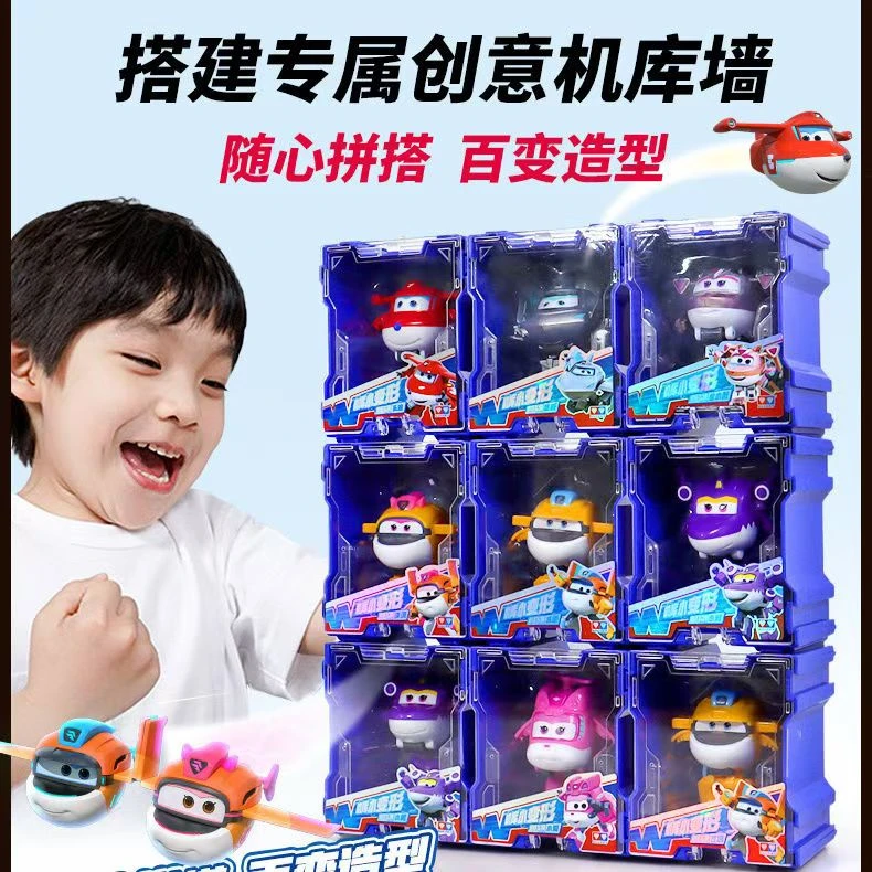 正品超级飞侠小号变形乐迪酷威大壮机库男女孩玩具迷你机器人全套
