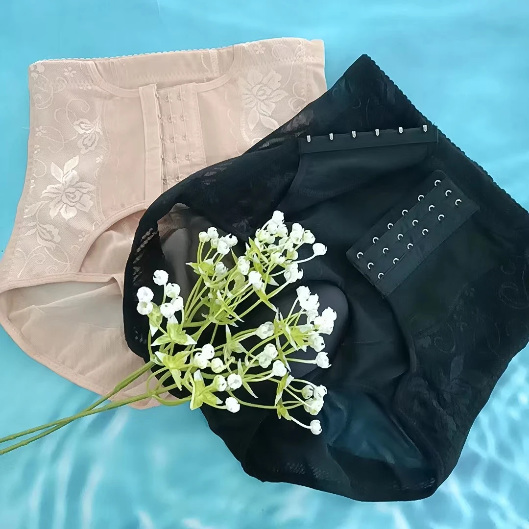 男士高腰收腹内裤三排六扣3D塑身裤三角家居裤