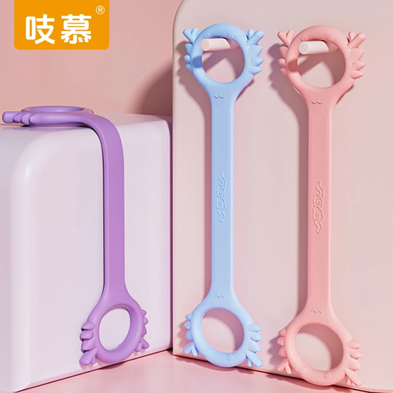 吱慕【开肩美背】小龙人八字拉力器开背拉伸带家用背部训练器材