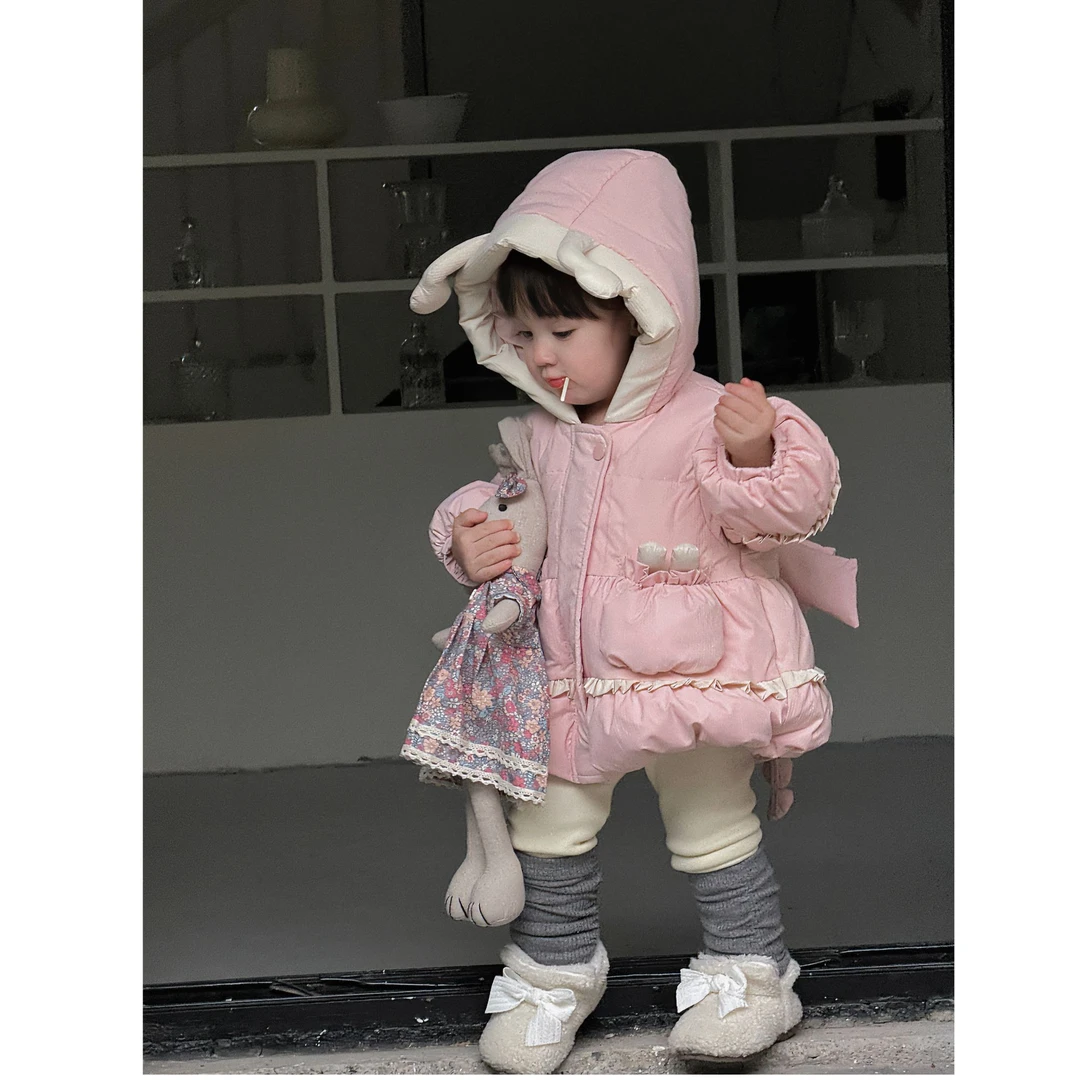 2024男童女童羽绒服白鸭绒外套冬季外穿潮流帅气洋气B26-811