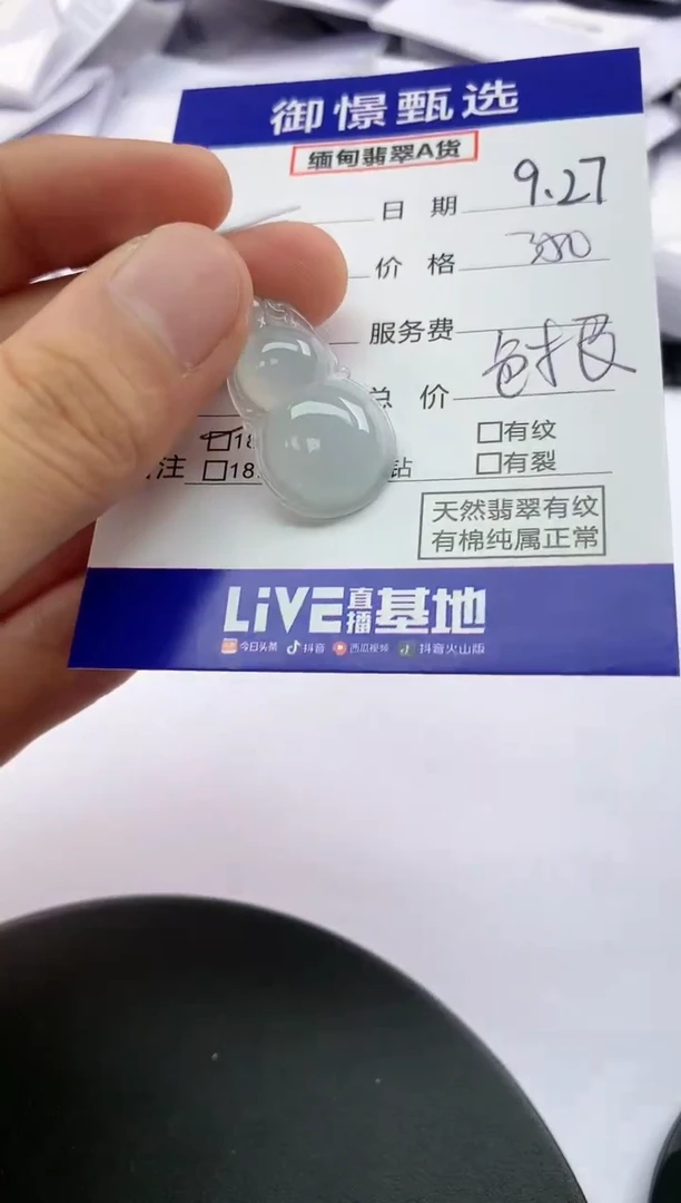 【闪购商品】翡翠颈饰未镶嵌翡翠挂件271