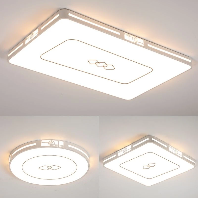 客厅灯超薄大气长方形餐厅大厅卧室吸顶灯房间家用简约LED吸顶灯