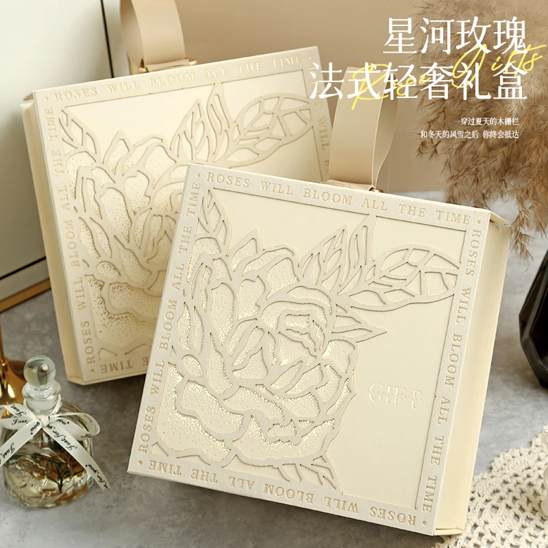 【花与糖伴手礼】香槟玫瑰婚宴喜宴送伴娘伴郎订婚结婚喜糖伴手礼