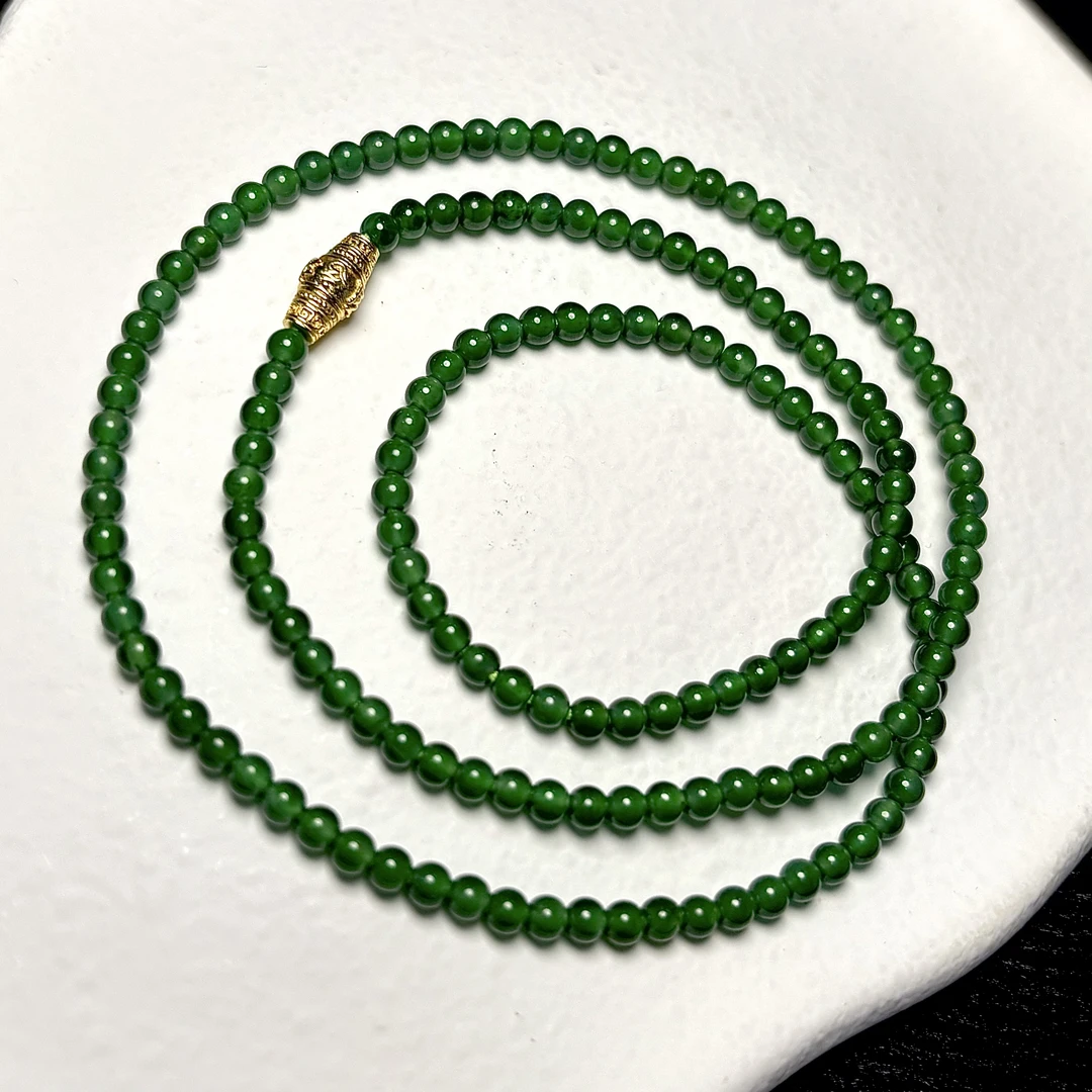 【灵光】翡翠项链（天然珠宝多样性发其一）