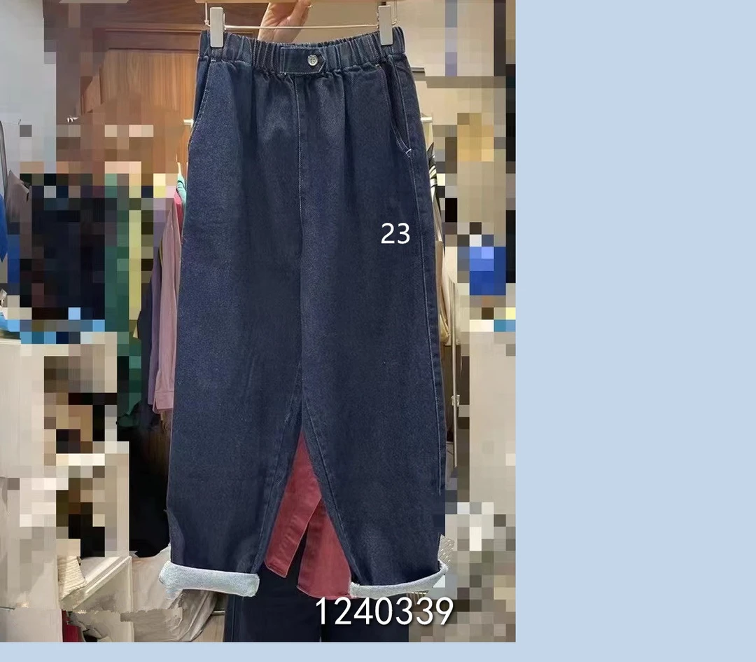 小妳XiaoNi———（冬款高腰牛仔裤1240339）