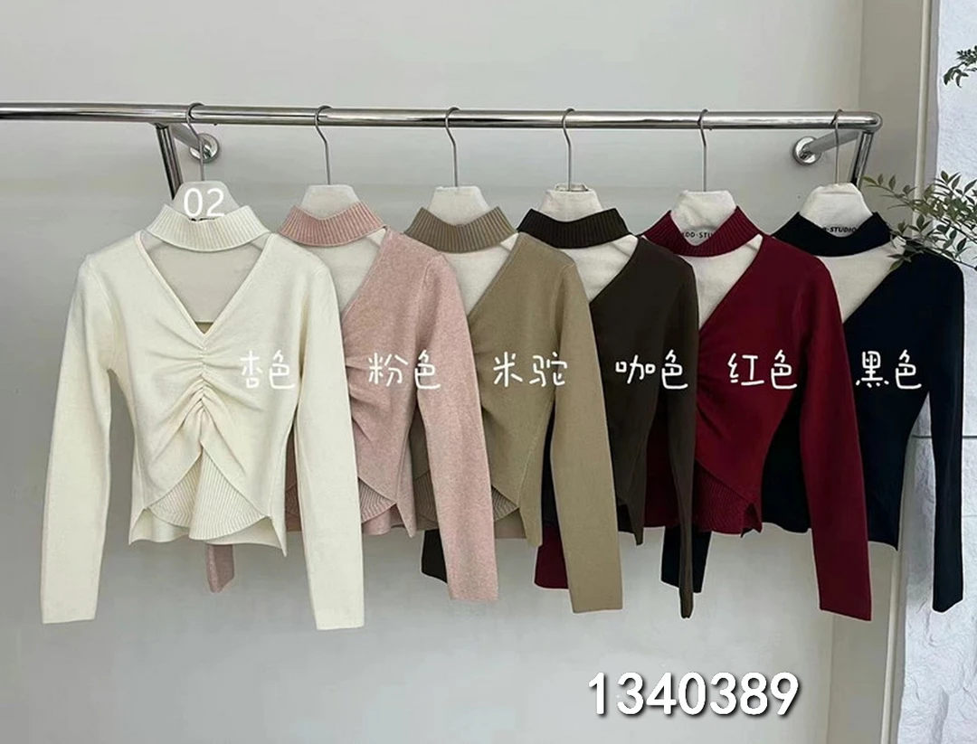 小妳XiaoNi———（冬款不规则针织衫1340389）