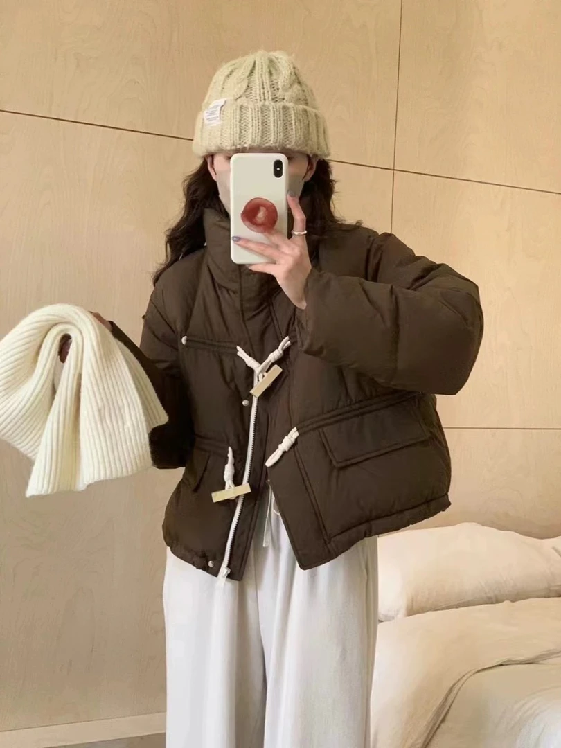 小妳XiaoNi———（新款牛角扣习习外套101183）