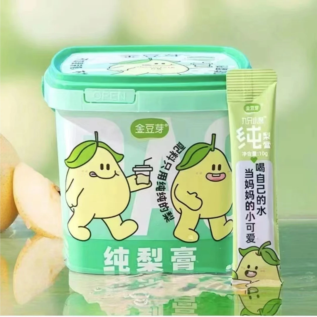 金豆芽纯梨膏一盒