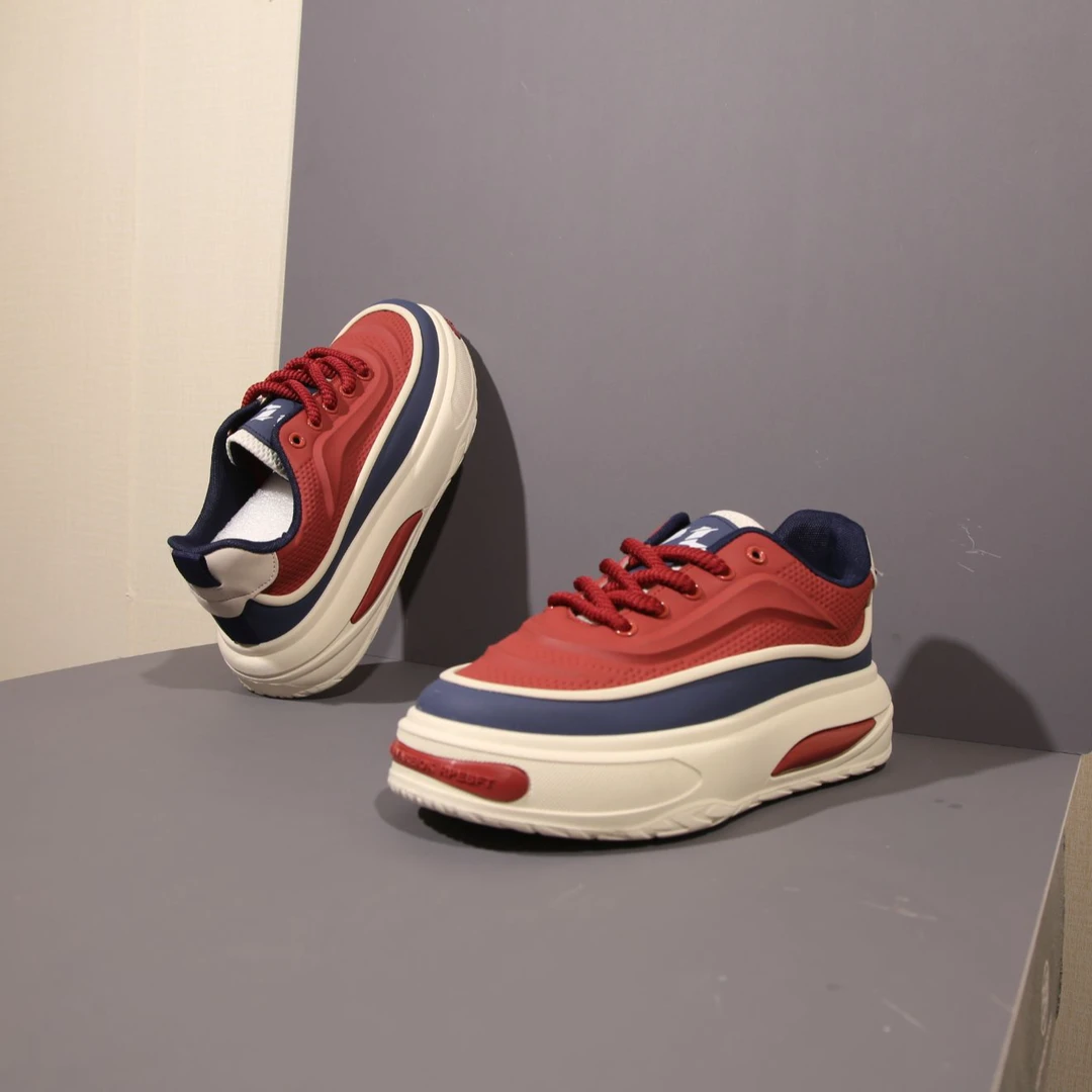 男鞋时尚休闲百搭透气潮流厚底潮鞋ins韩版低帮秋季