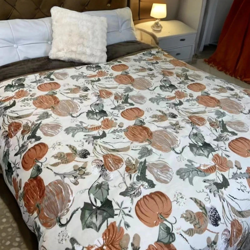 8斤冬款【石墨烯南瓜】200*230cm亲肤柔软双人被子加厚自发热春秋被