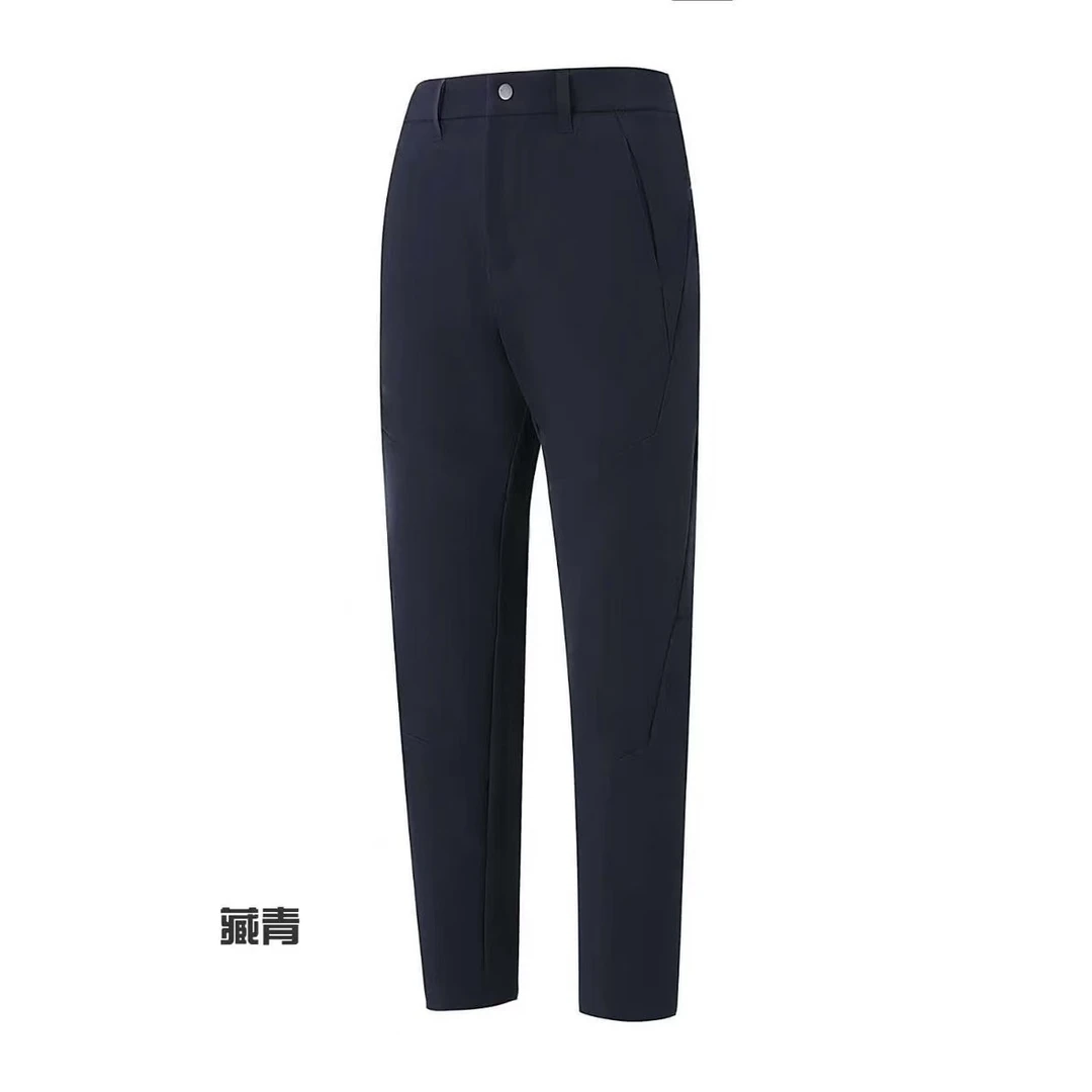 高配!男士秋冬休闲通勤防风防泼水耐磨弹力软壳户外运动裤8876