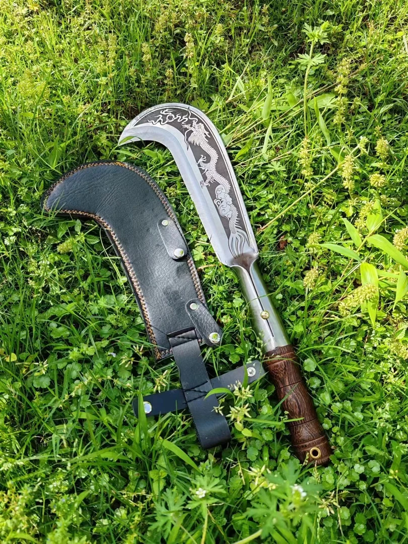 龙泉手工锻打柴刀家用户外园艺农具