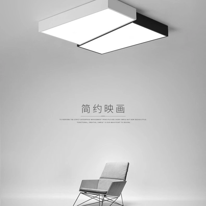 卧室吸顶灯 北欧现代简约客厅灯主卧吸顶灯大气创意led书房灯具