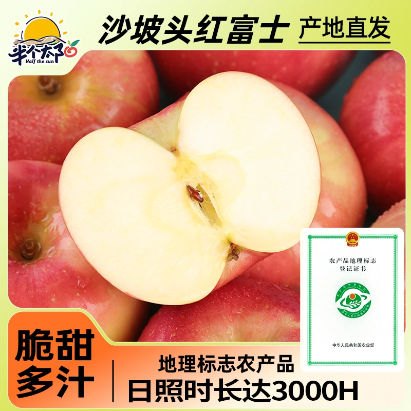 【5斤装】宁夏中卫沙坡头沙漠苹果当季水果冰糖心新鲜好吃自然营养
