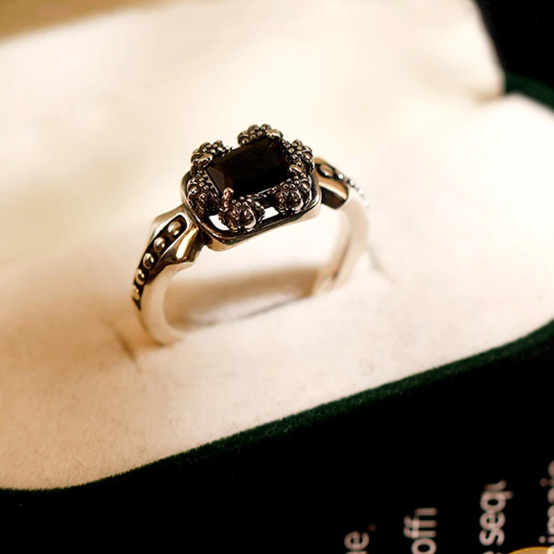 925银合成锆石戒指 qc 戒指 YSJ004579-020200