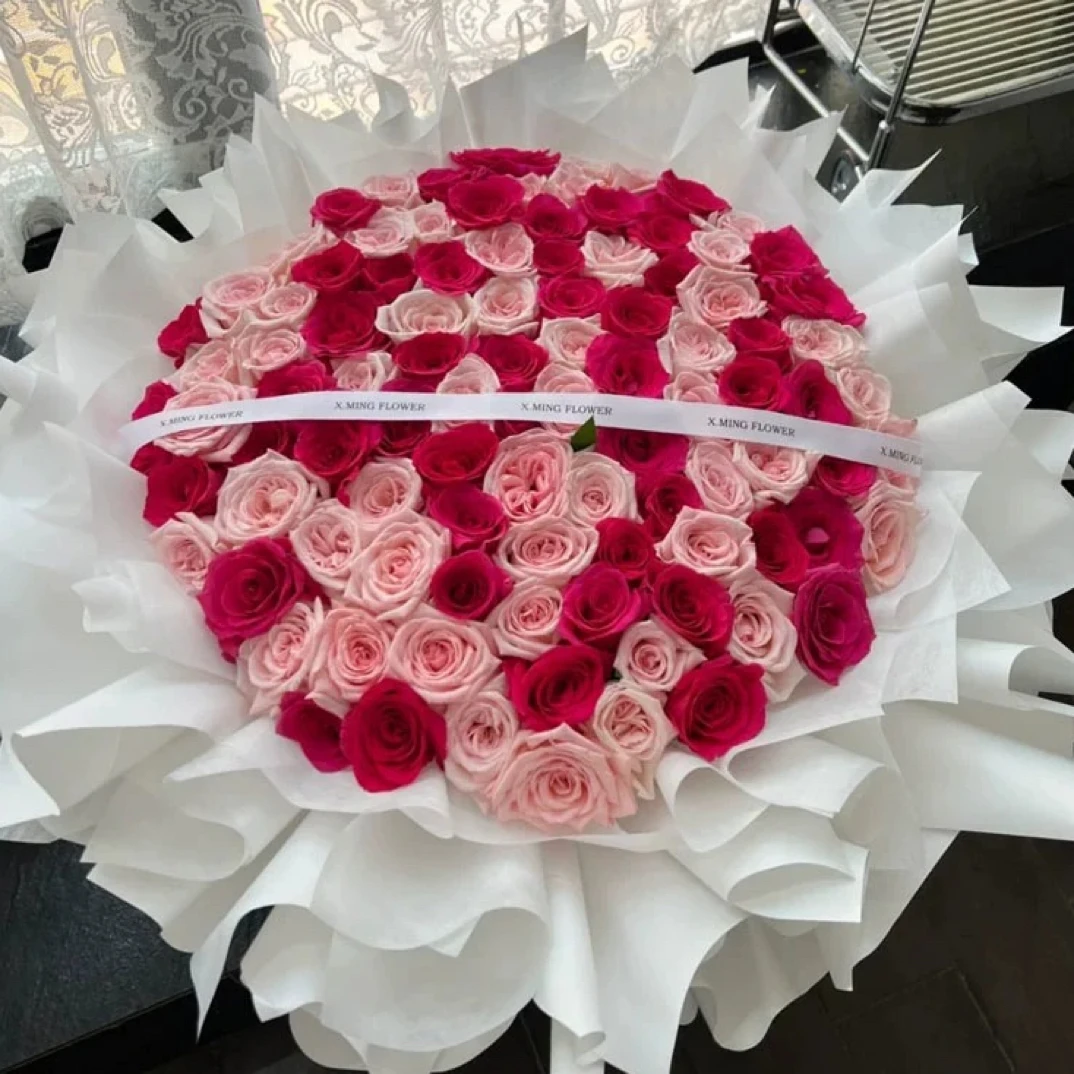 【全国同城配送 可预定】 红玫瑰订婚结婚城配送花店团购附近