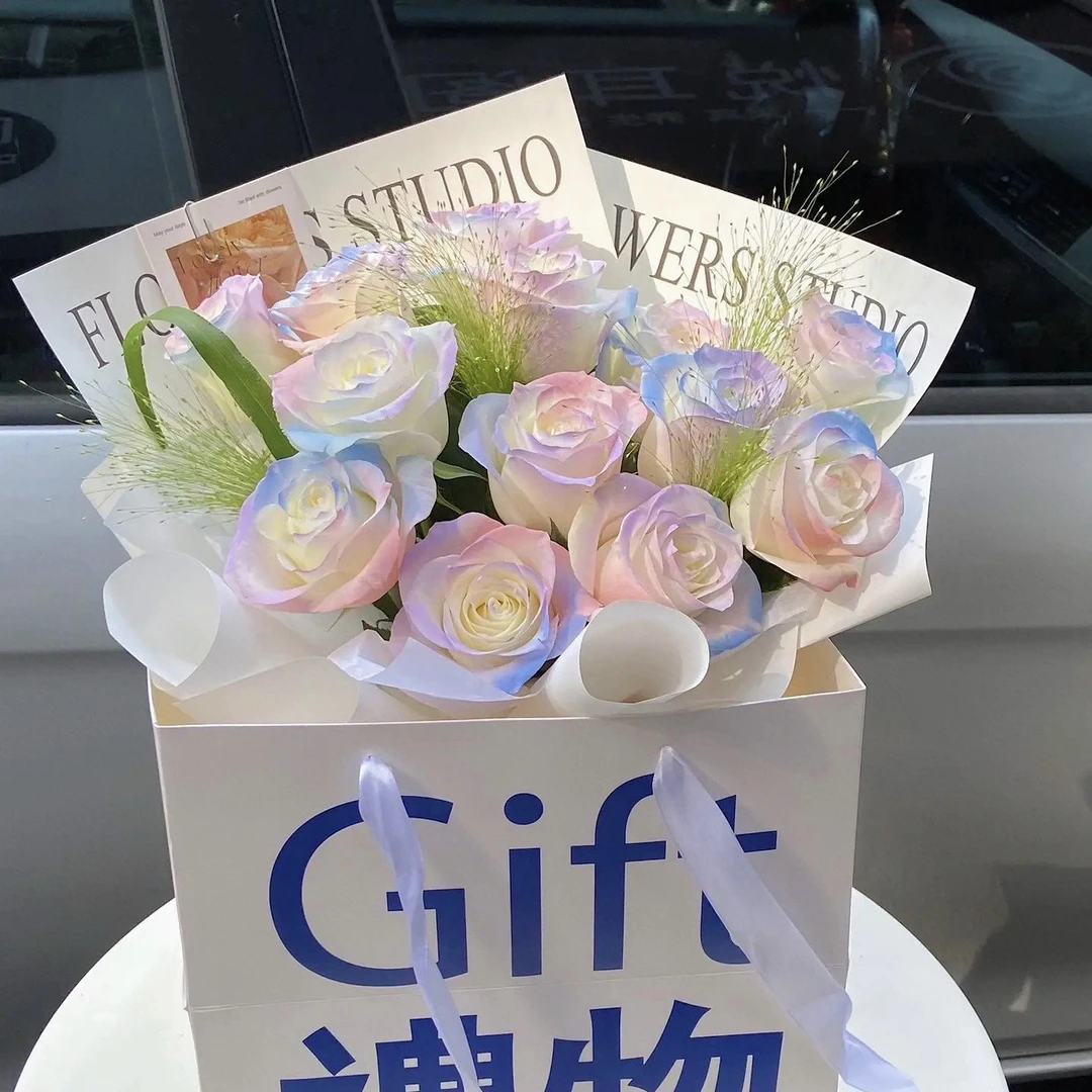 【七夕 可预定】西域曼陀罗兰加洛斯“真花”玫瑰配送花店