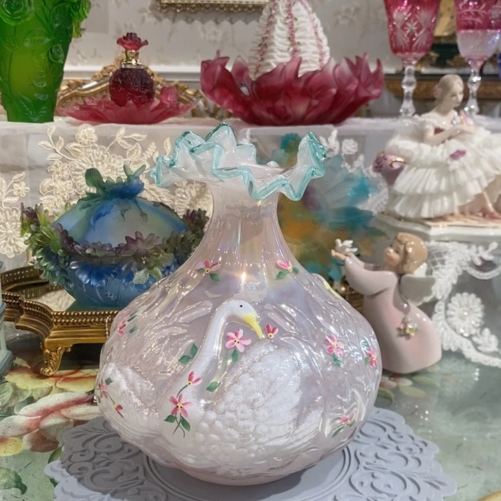 摆件0043芬顿复刻款琉璃花瓶