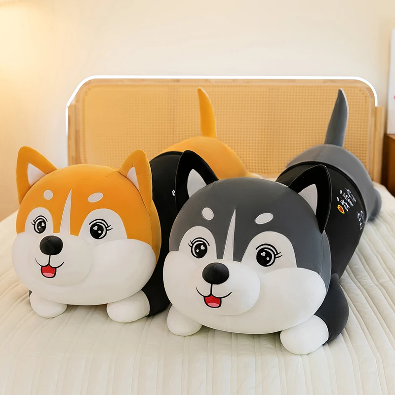 哈士奇毛绒玩具公仔睡觉布娃娃可爱女孩二哈床上女生玩偶生日礼物