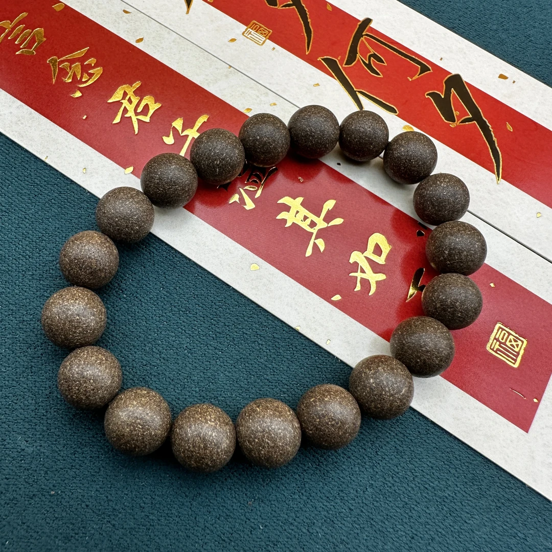 木樨桂花檀香店铺合香珠1.0cm金桂白奇楠甜香单圈中药手串老婆