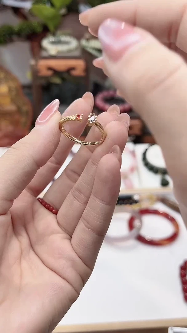 【闪购商品】玛瑙/玉髓戒指未镶嵌玛瑙戒指