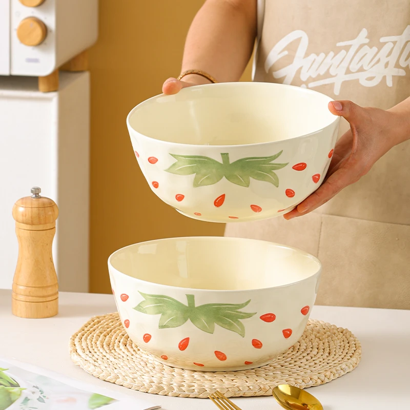 芬利兰【2个装】芬利兰釉下彩-遇见莓好-2个大汤碗陶瓷餐具-1