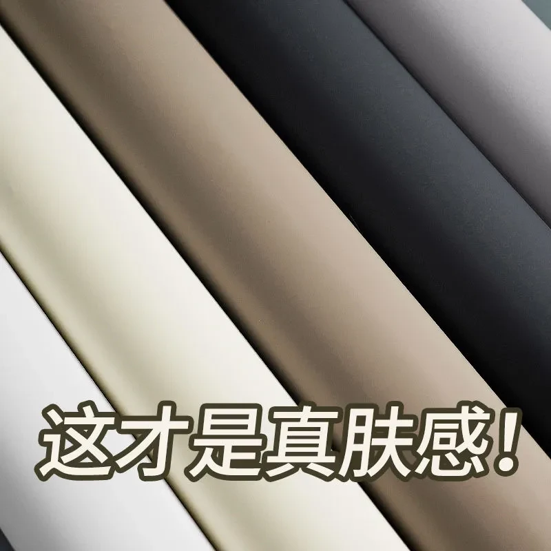 加厚肤感衣柜贴纸柜子柜门改色贴膜橱柜桌面防水自粘防潮家具翻新