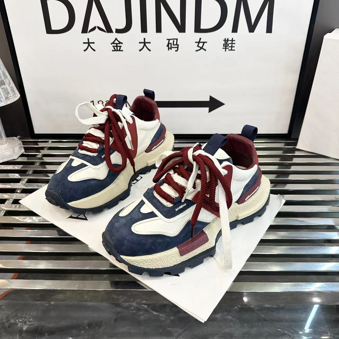DAJINDM大码定制女鞋40-43新款舒适新配色老爹鞋