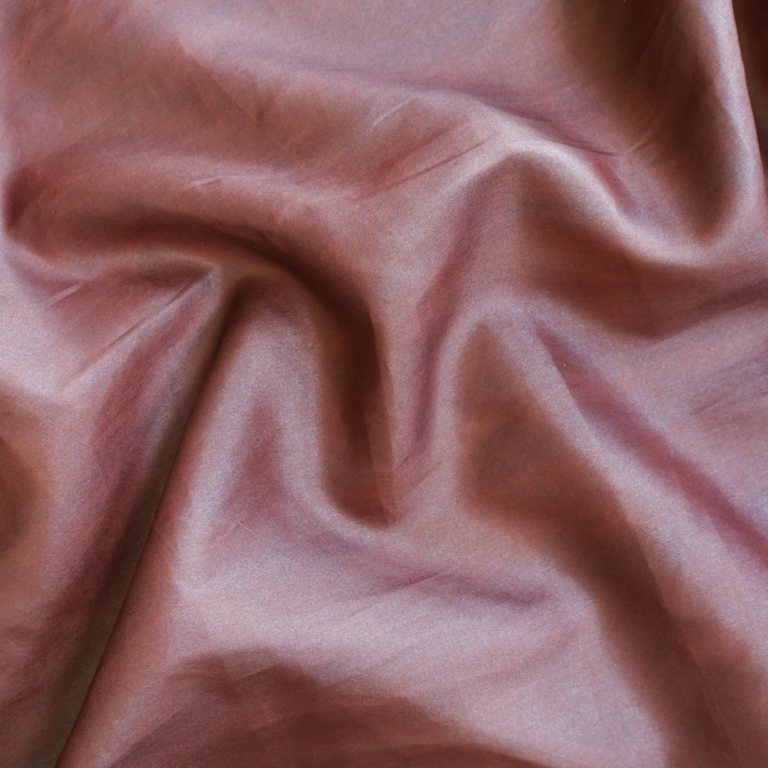 非遗传承人系列 06电力纺红云纱 幅宽110