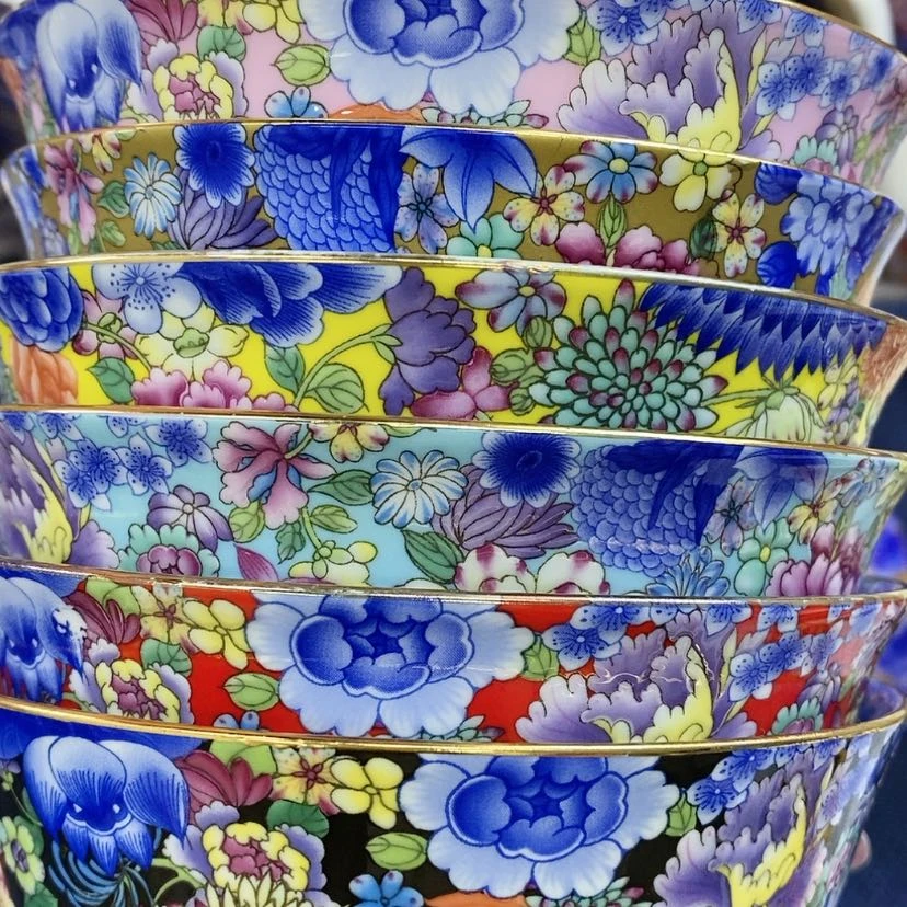 【闪购商品】瓷碗图片色3套