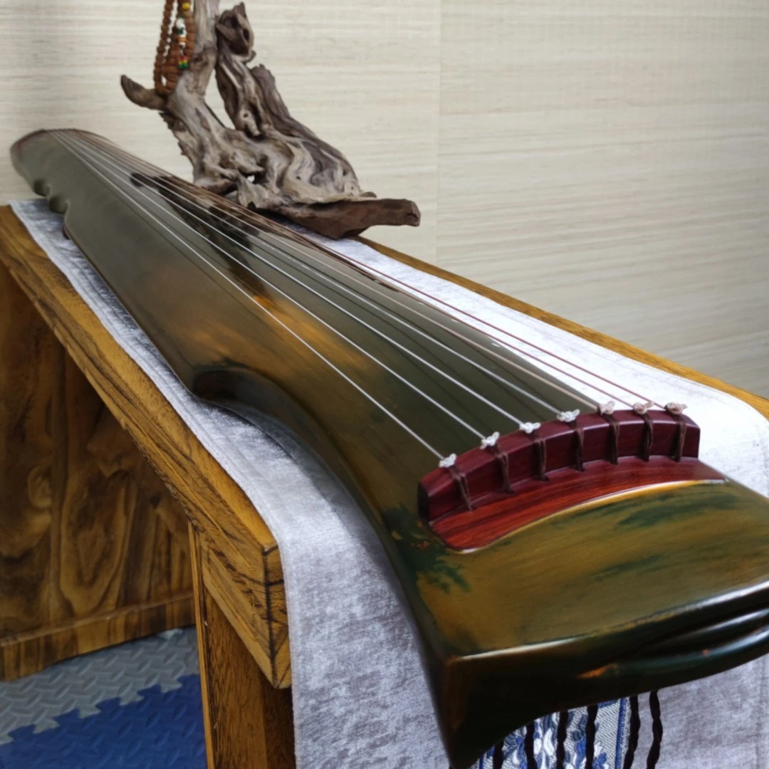 一方古琴 半生漆老杉木古琴