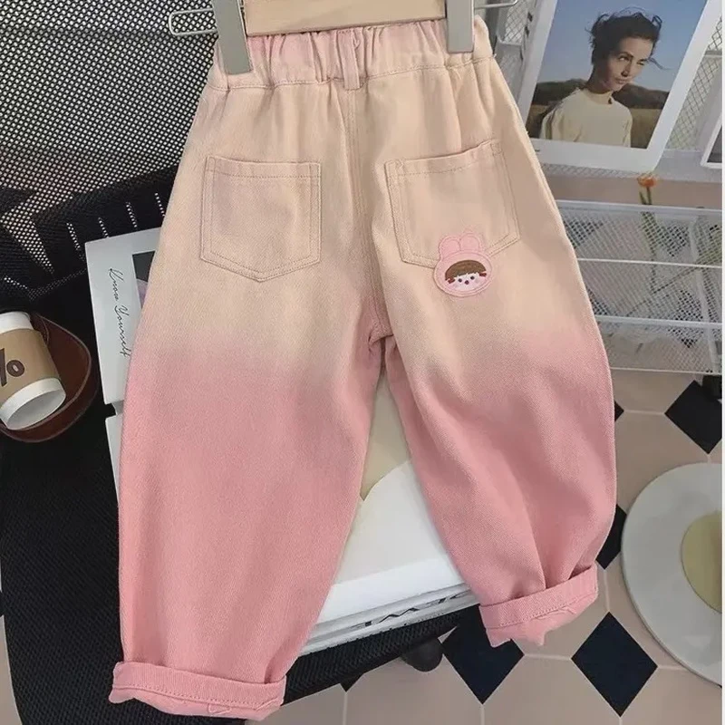 儿童裤子2024春秋装新款女童秋季韩版外穿长裤女孩洋气秋装休闲裤