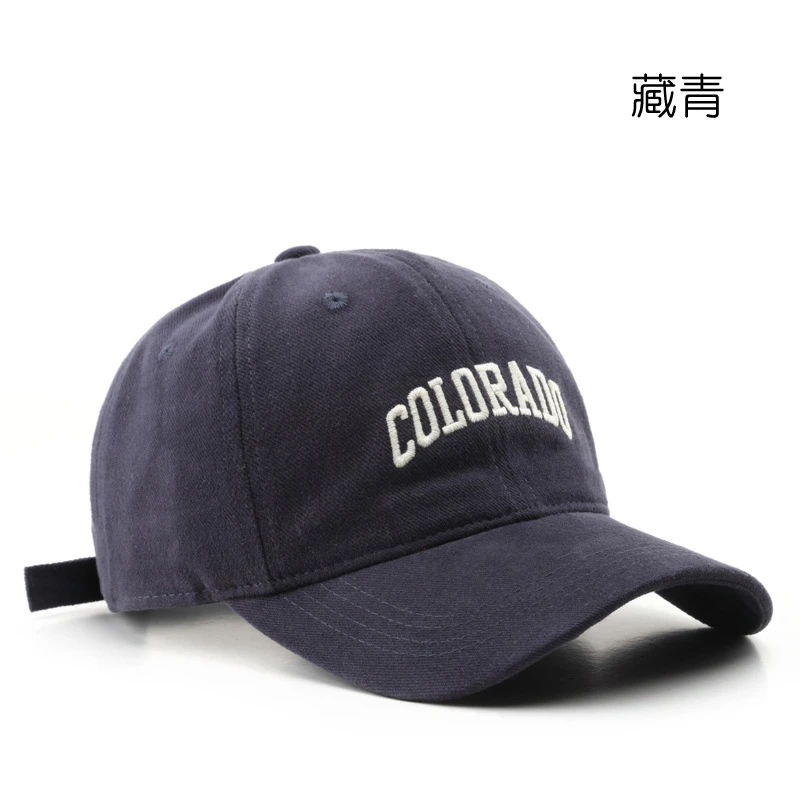 2024COL显脸小帽子女韩版百搭磨毛棒球帽大头围刺绣鸭舌帽