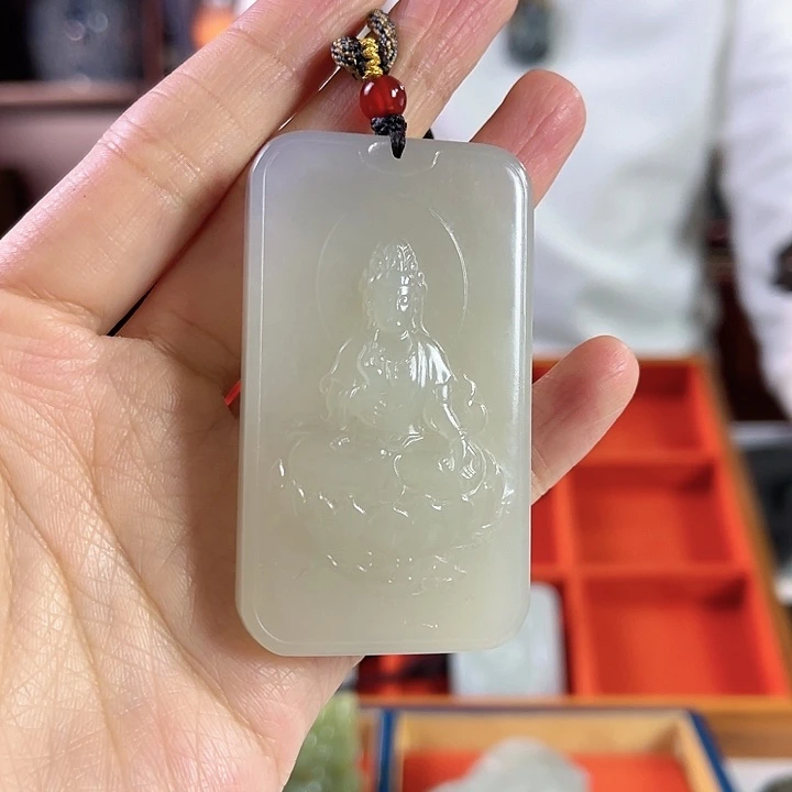 和田玉吊坠未镶嵌