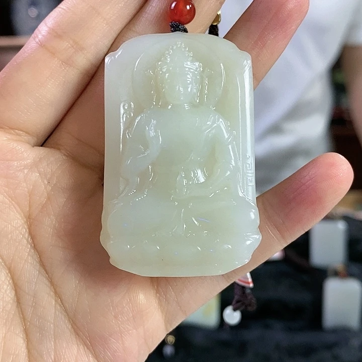 【闪购商品】和田玉吊坠双面雕刻未镶嵌