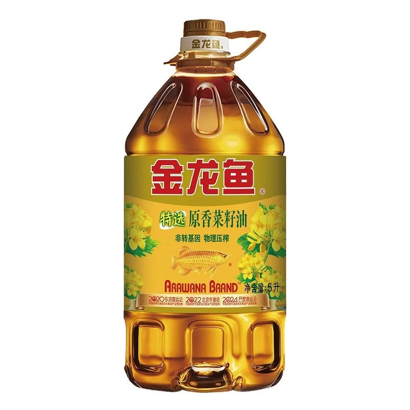 金龙鱼特选原香菜籽油5L