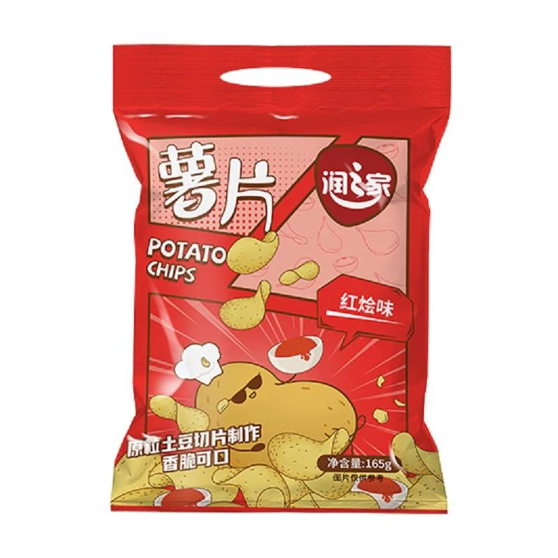 润之家鲜切薯片红烩味165g