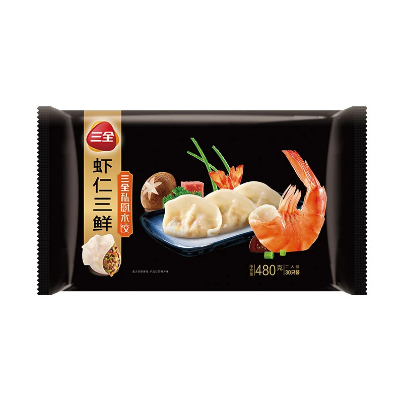 三全私厨虾仁三鲜水饺480g