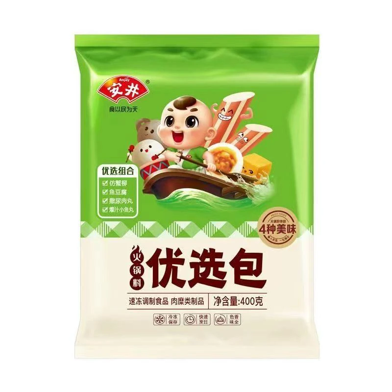 安井优选包火锅鱼丸400g
