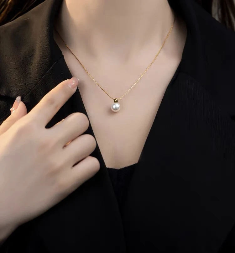 钛钢项链 6014 简约气质经典项链 约37+5cm