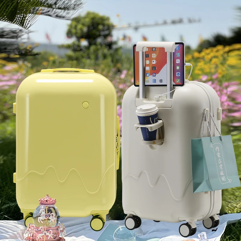 泡泡行李箱万向轮登机箱网红ins旅行箱便携多功能密码箱结实耐用