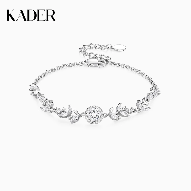 KADER/卡蒂罗 925银手链 小森林手链女时尚轻奢气质简约百搭小众