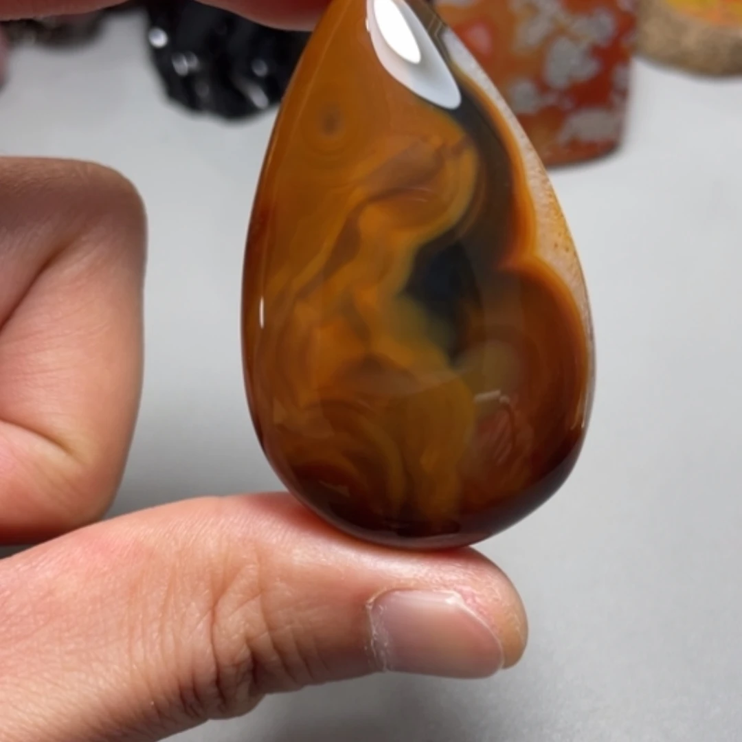 【闪购商品】玛瑙/玉髓吊坠(不含链)未镶嵌培*哥