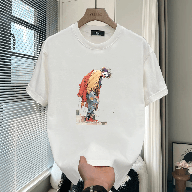 banana oxygen/蕉气 新款夏季美式潮牌纯棉短袖T恤爆款个性创意印花宽松百搭圆领上衣