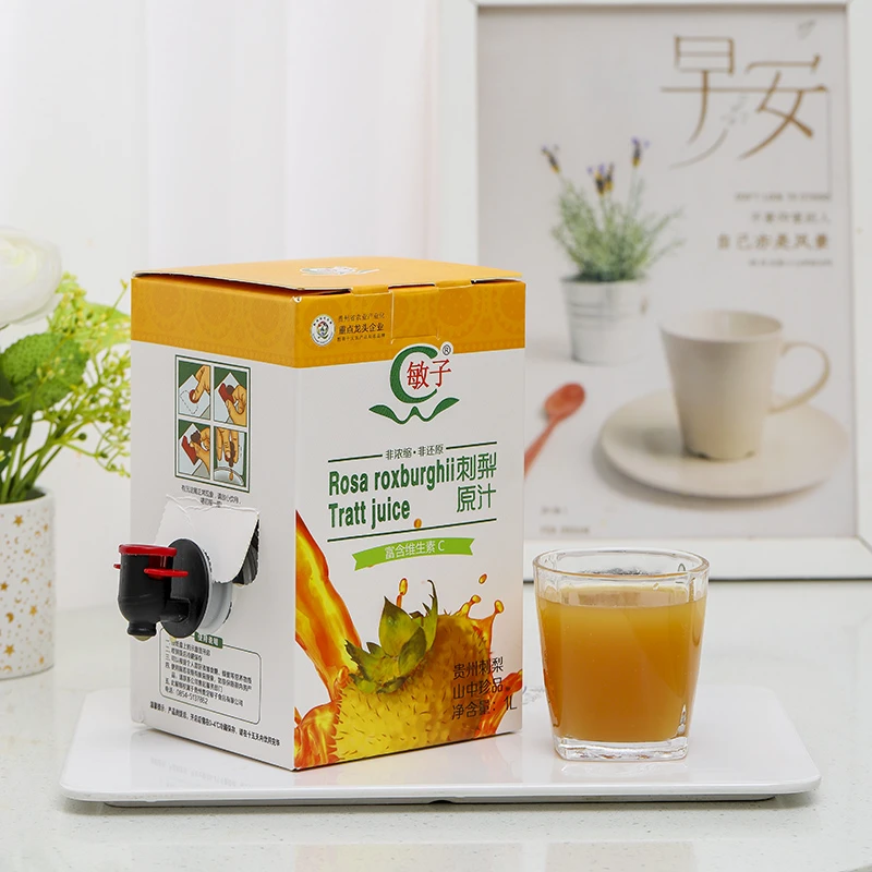 【顺子甄选】刺梨原汁富含维生素C贵州特产天然1L/盒装营养鲜果维c