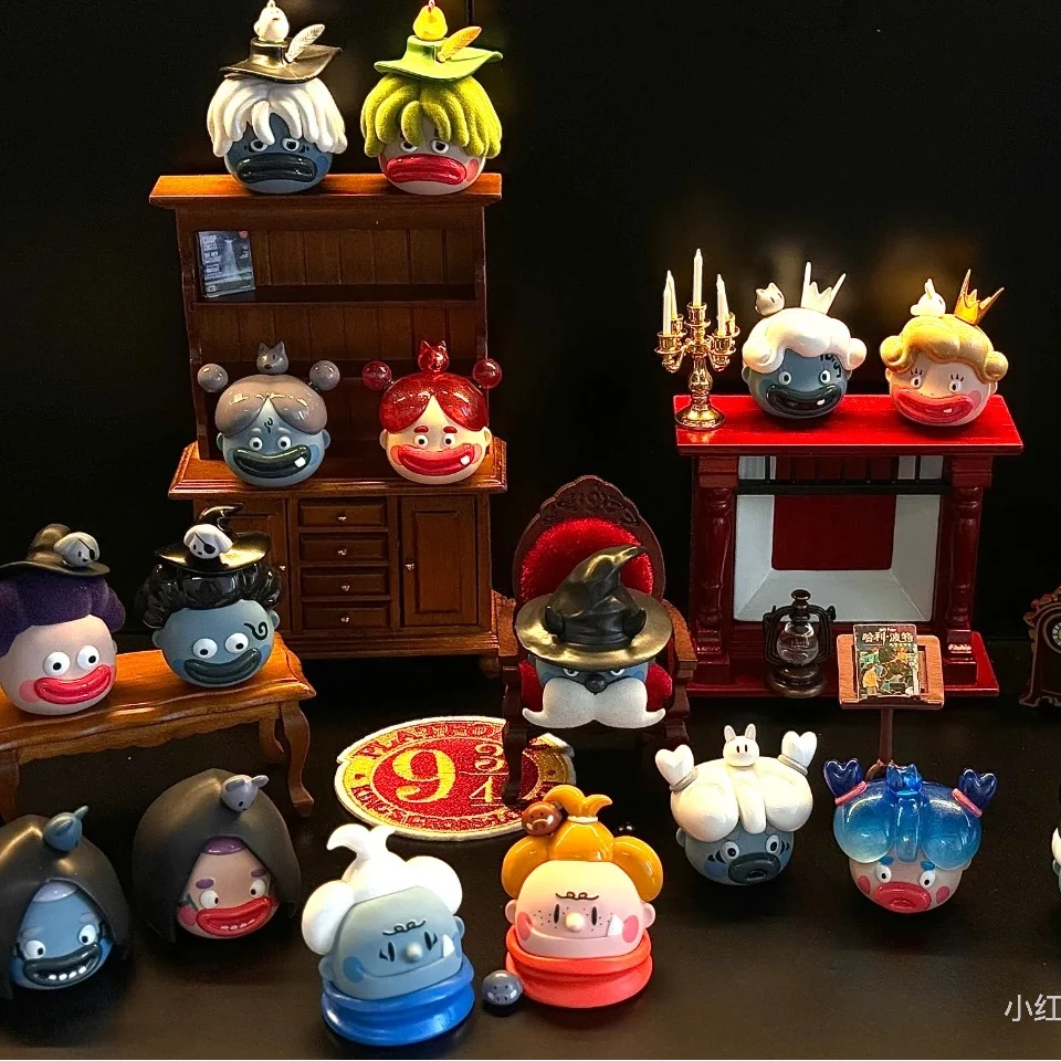 丑萌家族2代系列潮玩盲盒萌粒
