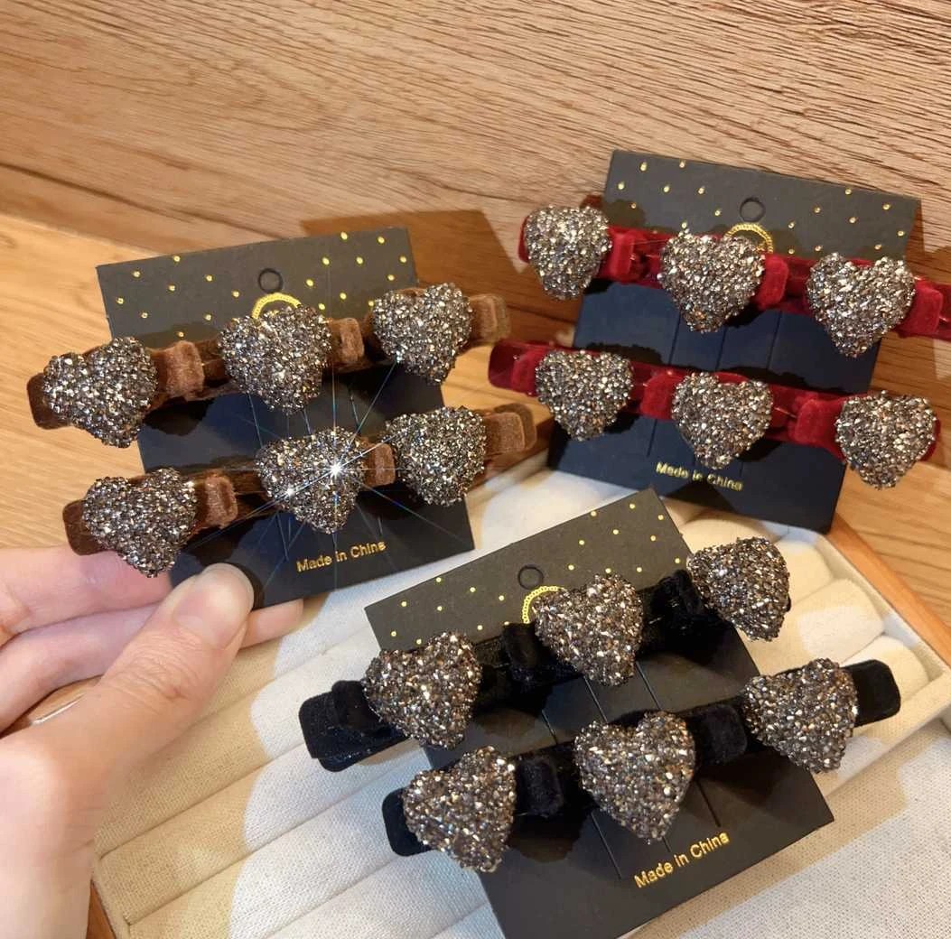 【福利】秋冬编发发夹女一字夹网红头饰小号抓夹刘海夹子前额发卡侧