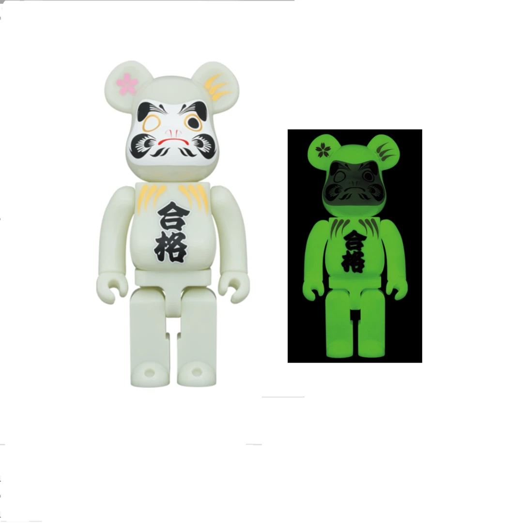 Bearbrick 积木熊 夜光 合格达摩 400%