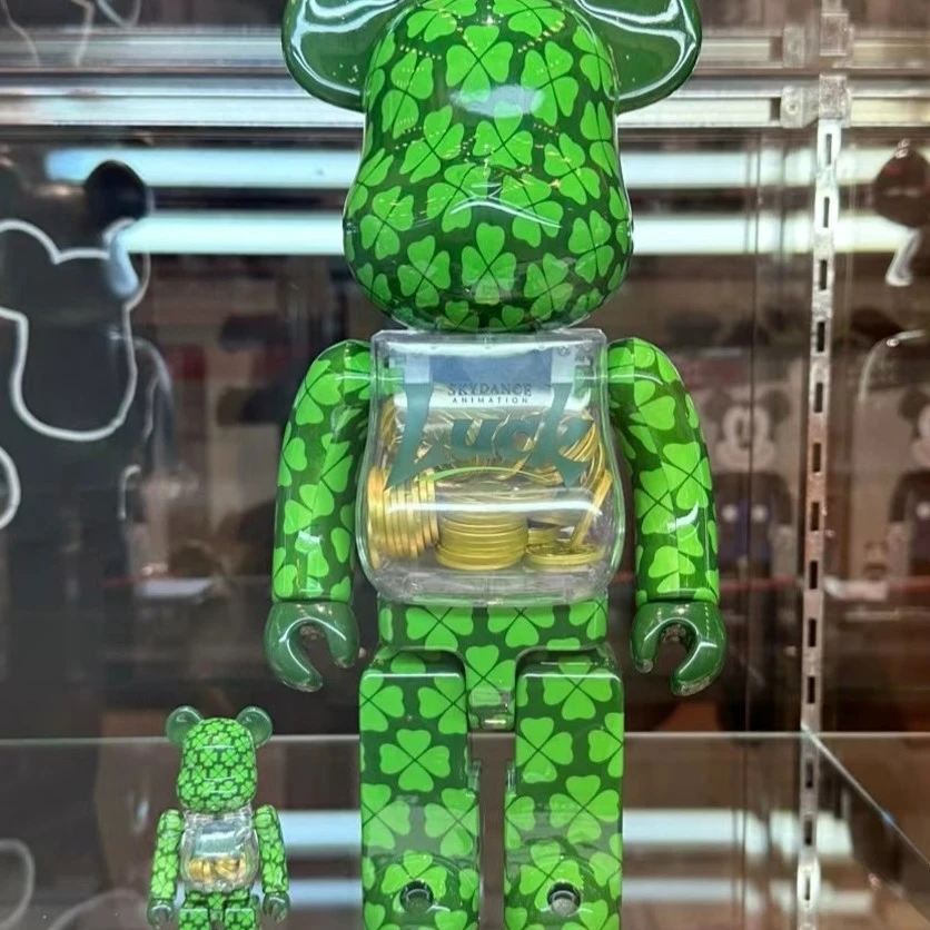 Bearbrick 积木熊 100%+400%LUCK  四叶草 金币