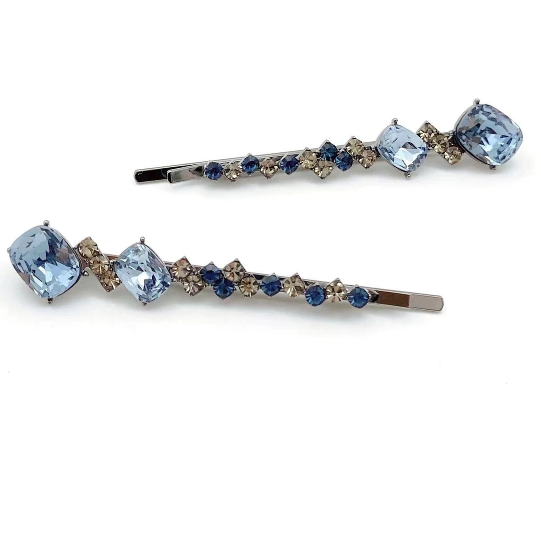 木木（RZ899） 2只装  莫兰迪色系边夹一字夹刘海夹